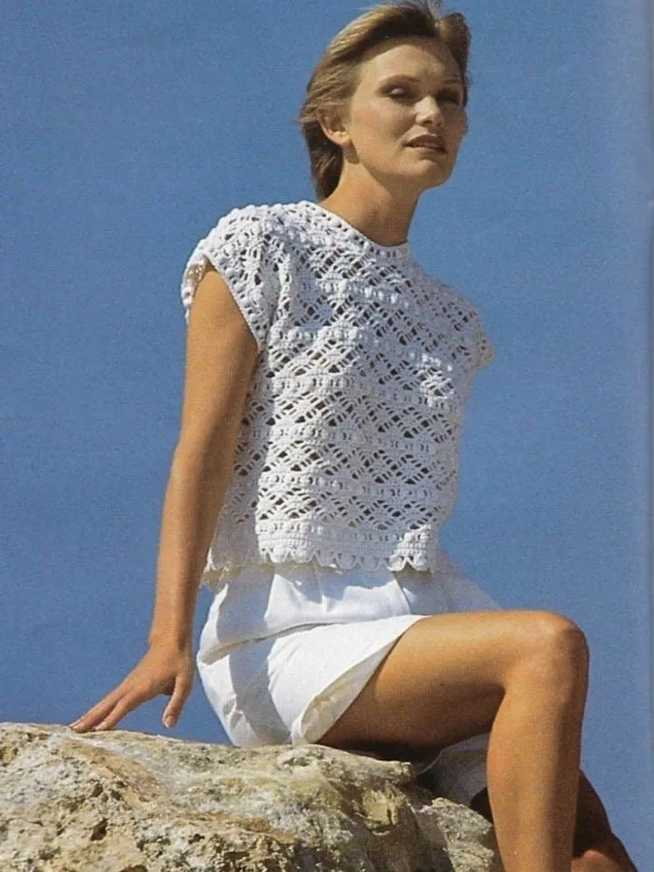 Top crochet pattern  crochet top women  crochet top summer crochet pattern PDF