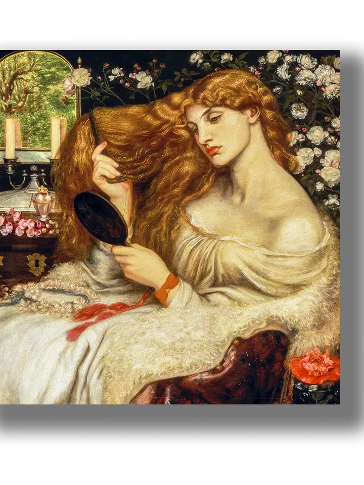 Mythological demoness Lady Lilith. Pre-Raphaelite artwork.