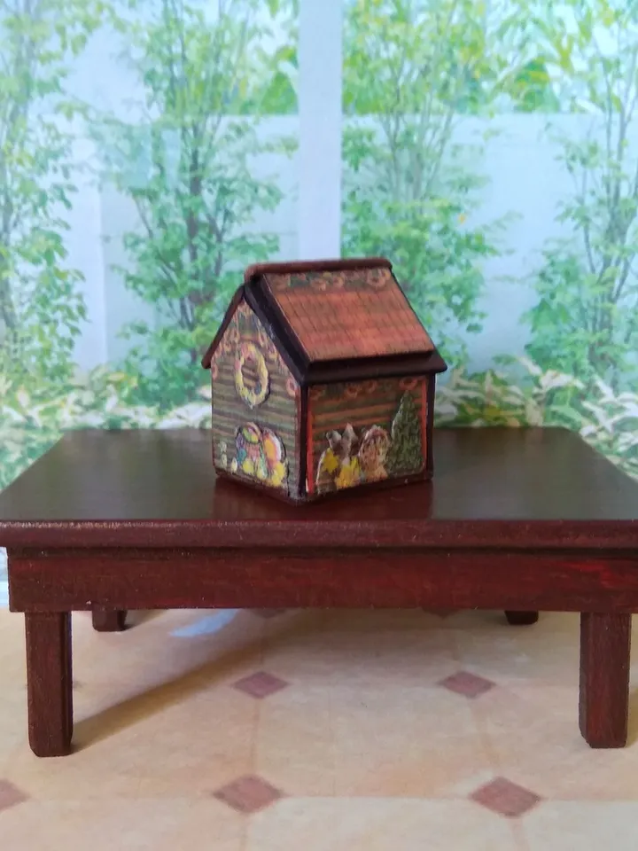 Doll lodge. A toy for a doll.1:12 scale.