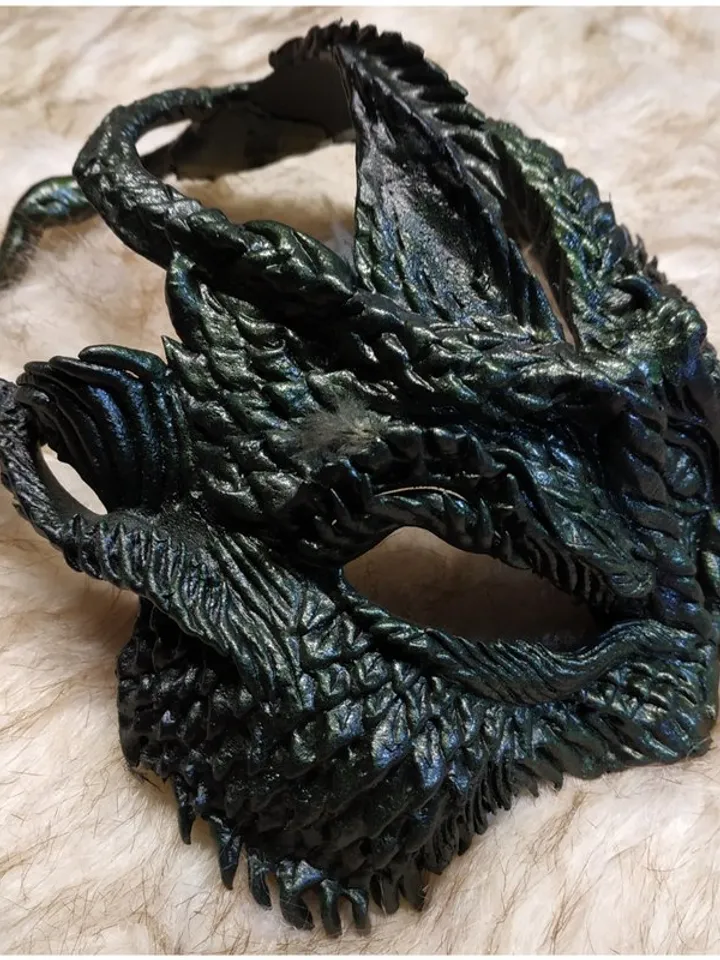 Death eaters mask - Harry Potter cosplay - half-mask - custom made - half mask
