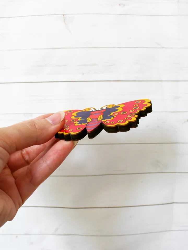 Wooden Puzzle - insect, bug, Montessori toddler learning toy for 2 3 4 5 year