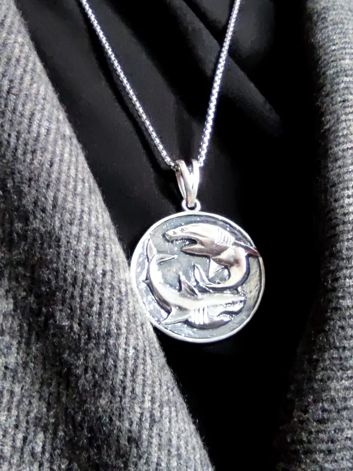 Sharks - Yin and Yang Pendant