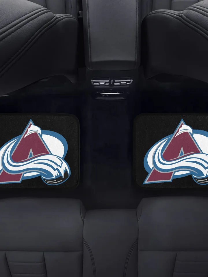 Colorado Avalanche Back Car Floor Mats Set of 2