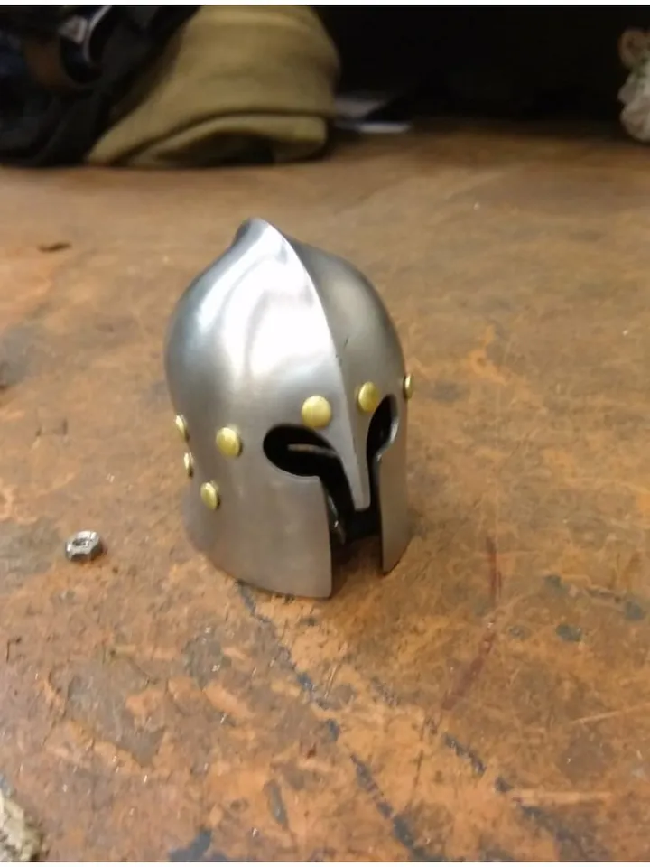 Steel helmet mini - Barbut helmet - made of steel - gift for him - gift idea for