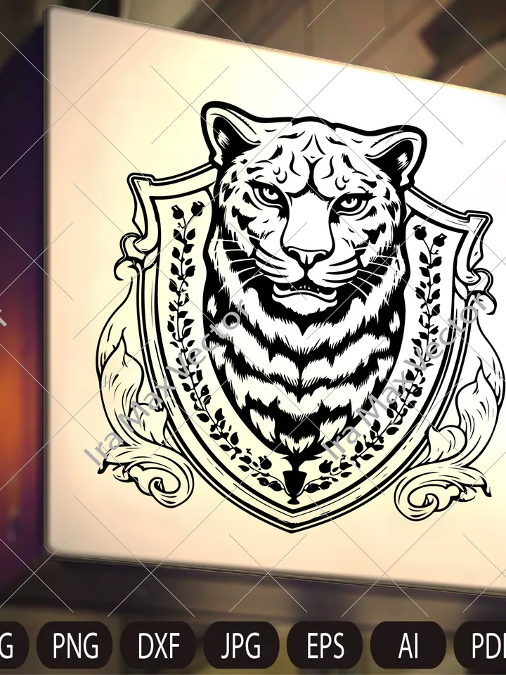 Jaguar Svg, Jaguar heraldry,Jaguar coat of arms, Jaguar Clipart, Jaguar Png, Jaguar Head, Jaguar Cut files, Animals