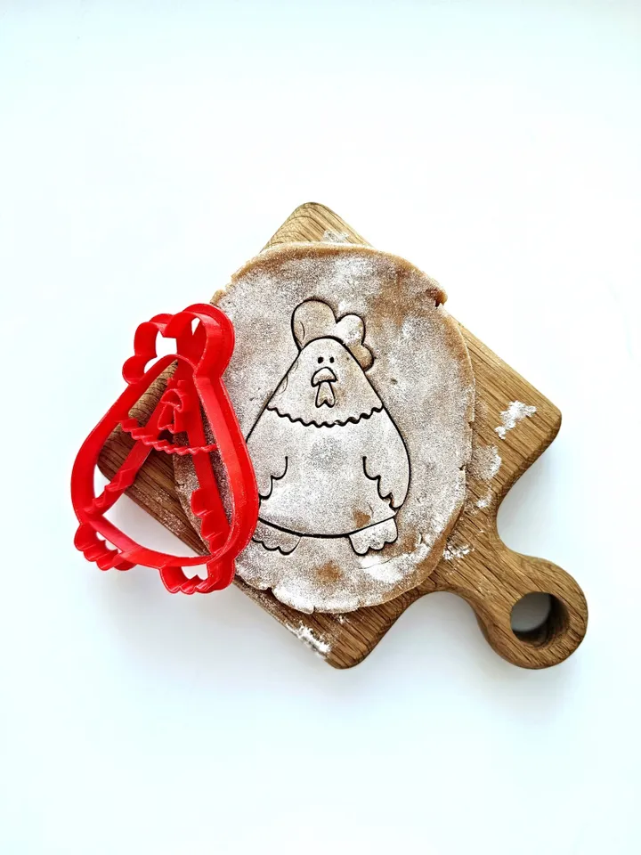 Bunny for Easter cookie cutter Custom stamp for cake topper gingerbread decor cutters sugar cookies polimer clay