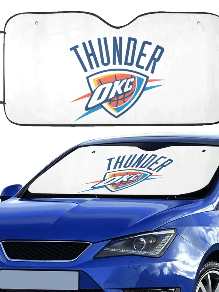 Oklahoma City Thunder Car Sun Shade