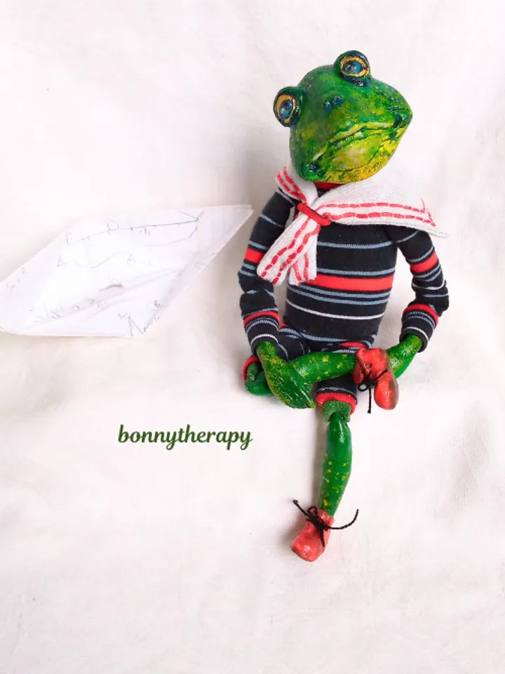 Frog doll 8.2 inches, toad doll for the mood