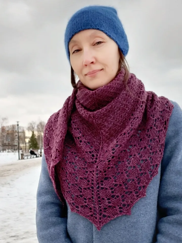 Visit Shawl Knitting Pattern PDF