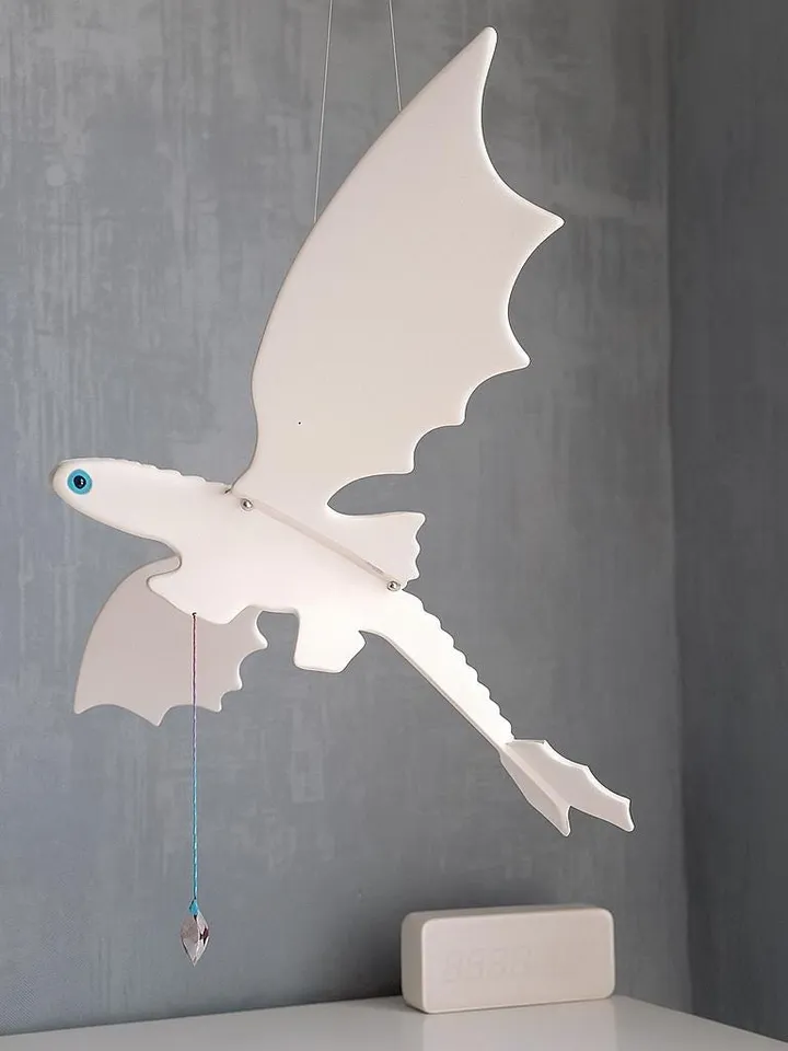 Wooden Flying Dragon β Handcrafted Balancing Toy for Kids and Adults | Unique Fantasy Gift & Hanging Decor for Home or Nursery