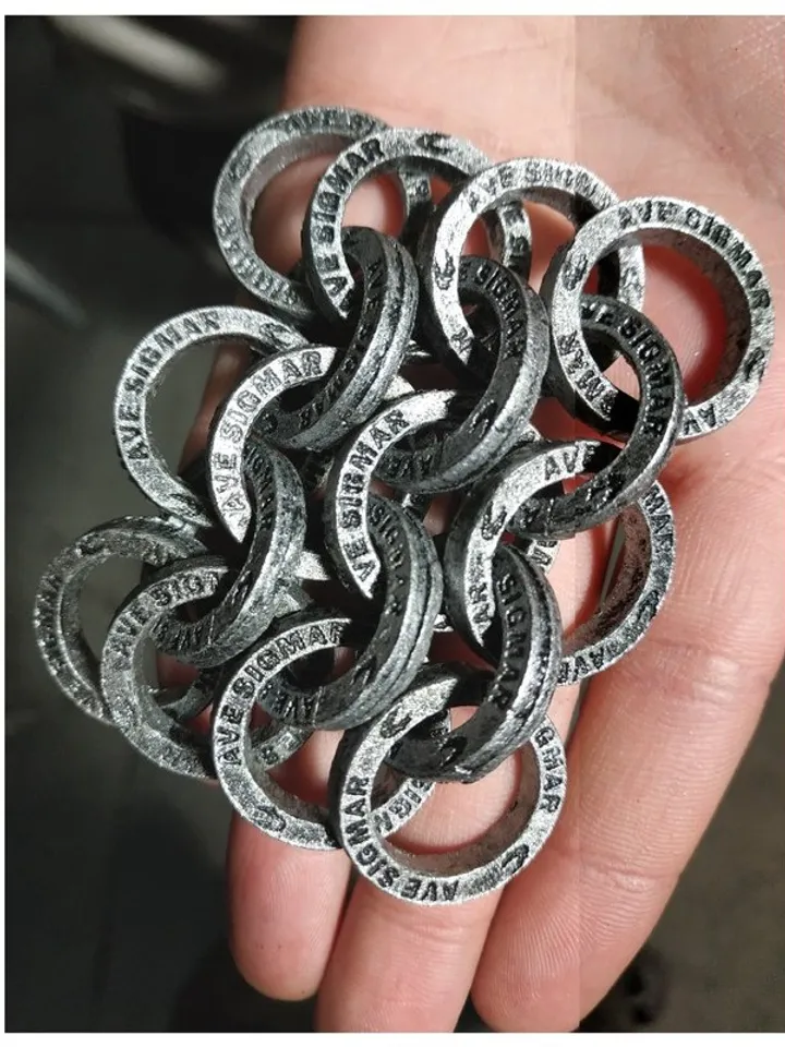 LARP chain mail - Warhammer Fantasie Battle - plastic chain mail - exclusive off