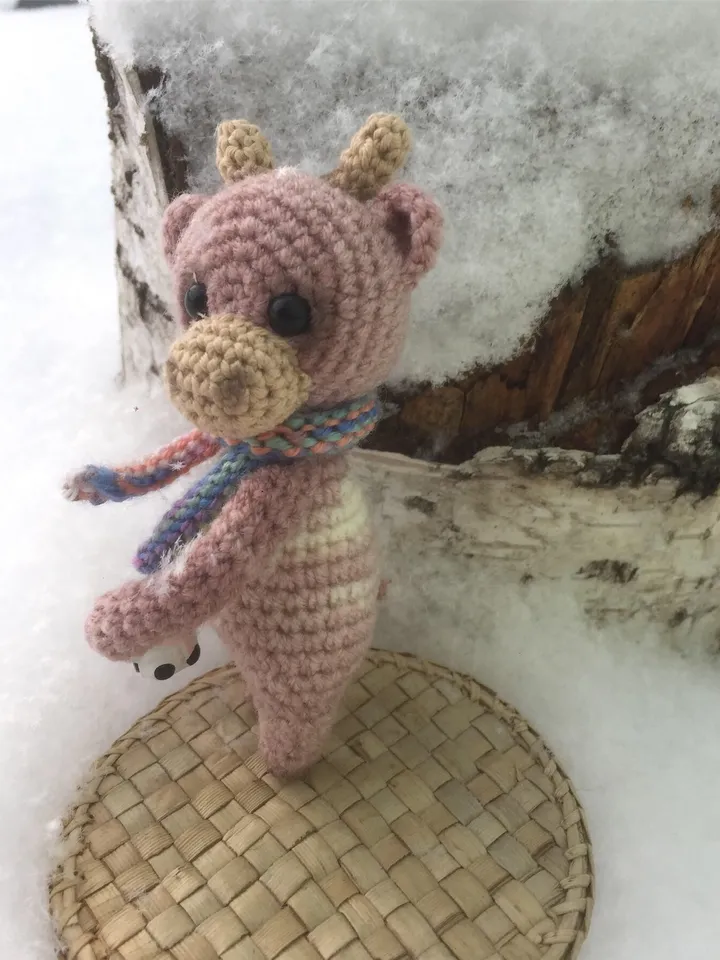 Crochet Pattern Mini bull
