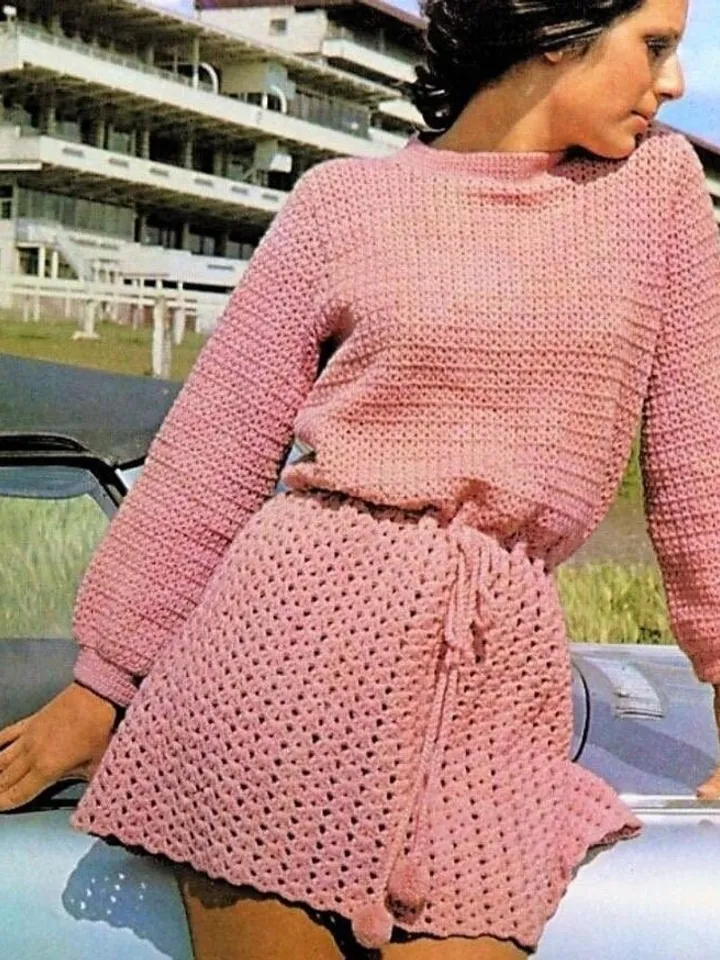 Dress Crochet Pattern Womens Pretty Blouse