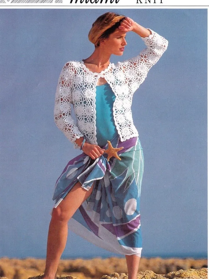 Crochet pattern summer top /Womens Crochet Pattern mesh top/ crochet summer cardigan