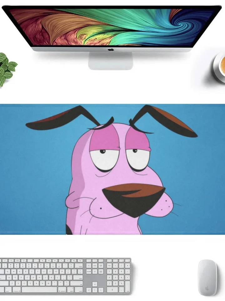 Courage The Cowardly Dog Gaming Mousepad