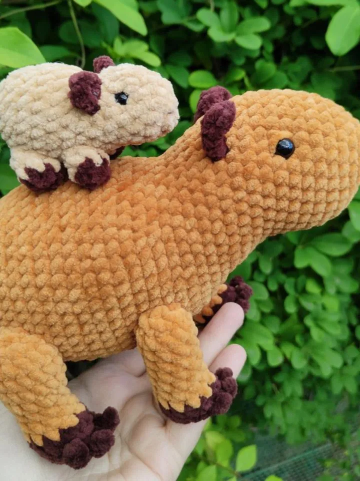 2 in 1 No Sew Capybara Crochet Pattern, Capybara Amigurumi Pattern, Easy Crochet Pattern Capybara, Quick Amigurumi Project, Cute DIY Gift