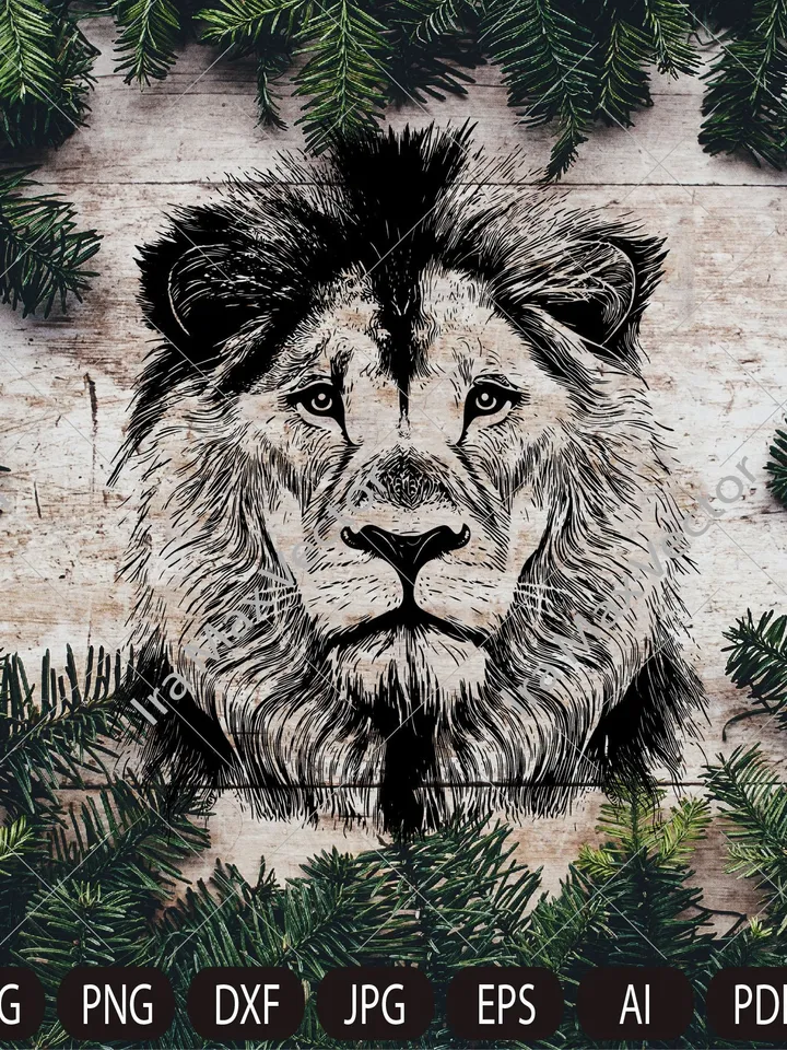Lion Face svg / Lion Head svg / Lion svg / Lion King svg  Lions Mascot svg / Leo svg /Lion Head /Lion Printable / INSTANT DOWNLOAD