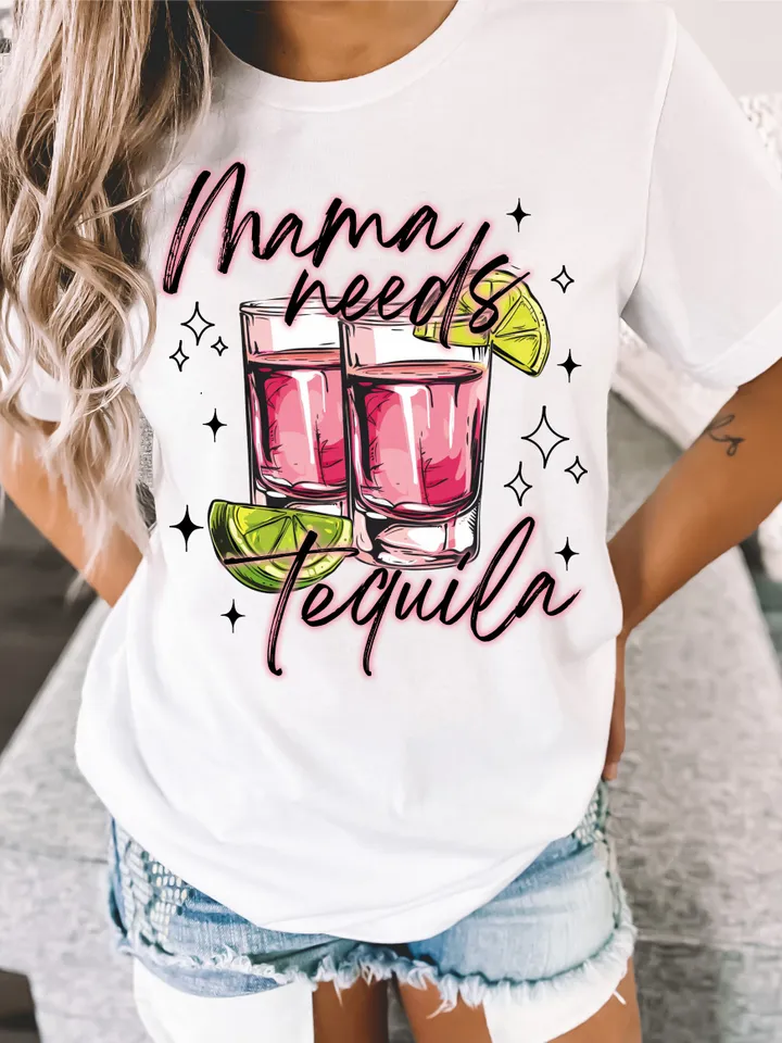Mama Needs a Tequila PNG-Funny Sublimation Digital Design Download-margarita png, adult humor png, tequila png, png for moms, funny mama png