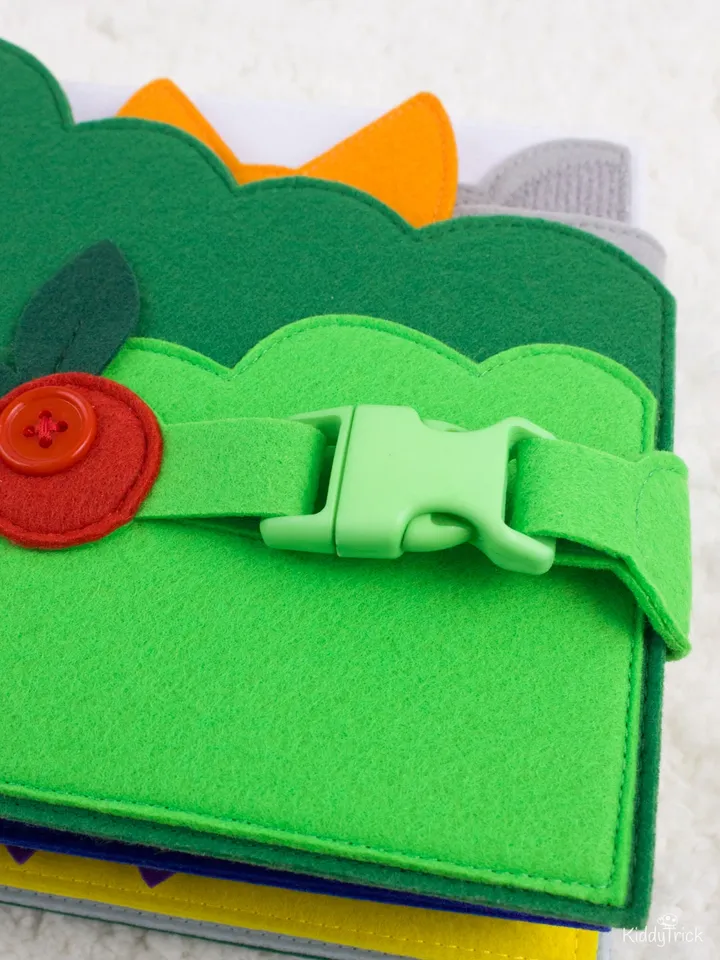 Felt Buckle Book - Sewing Pattern