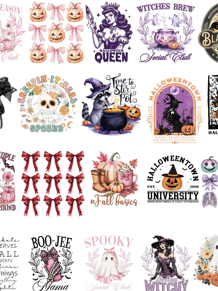 130+ Retro Halloween Bundle PNG, Halloween Bundle, Halloween Png, Spooky Season Png, Fall Png, Retro Halloween Png, Halloween Png Designs
