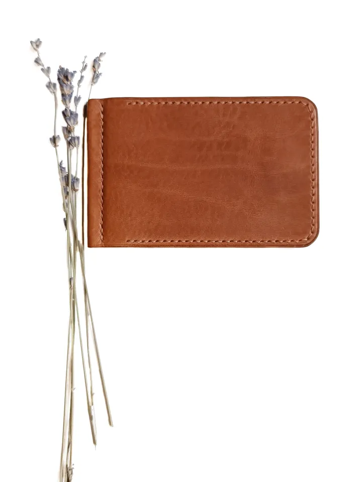 Pattern of a money clip wallet - Leather wallet pattern - Download PDF. Punch pitch 5 mm