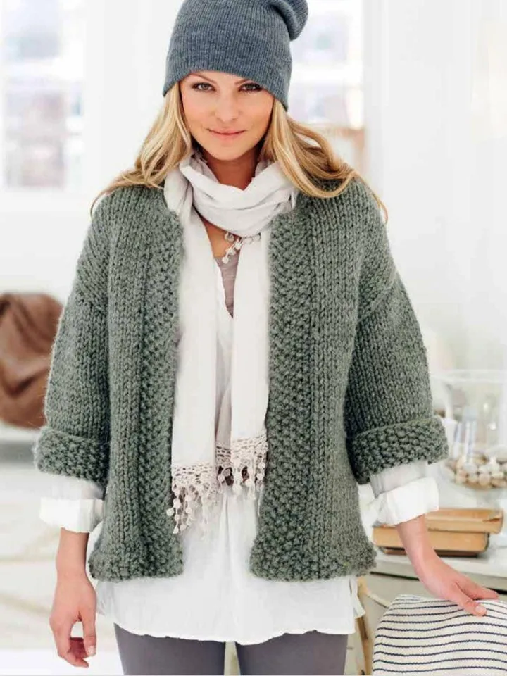Knitting waistcoat, vest women knitting cardigan, knitting pattern women waistcoat. PDF instant download