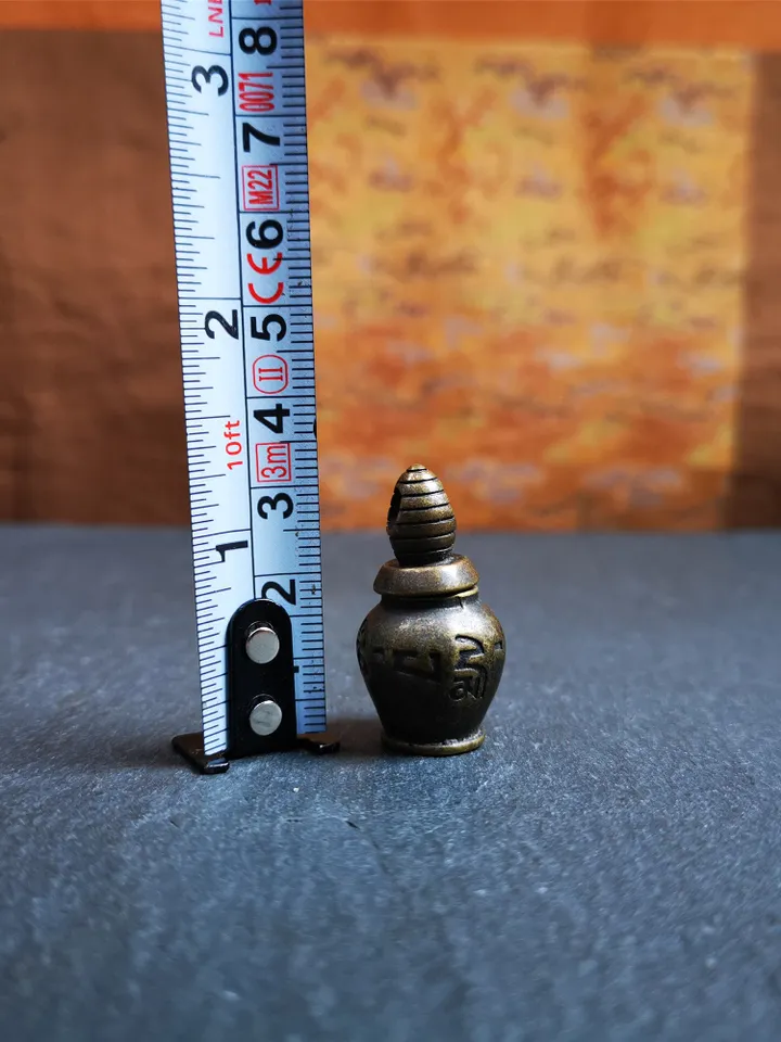 Gandhanra Handmade Tibetan Buddhist Amulet,Stupa,Pagoda,Buddhist Tower Pendant,Gau Shrine,Mani Rilbu Bottle,Consecration Zung