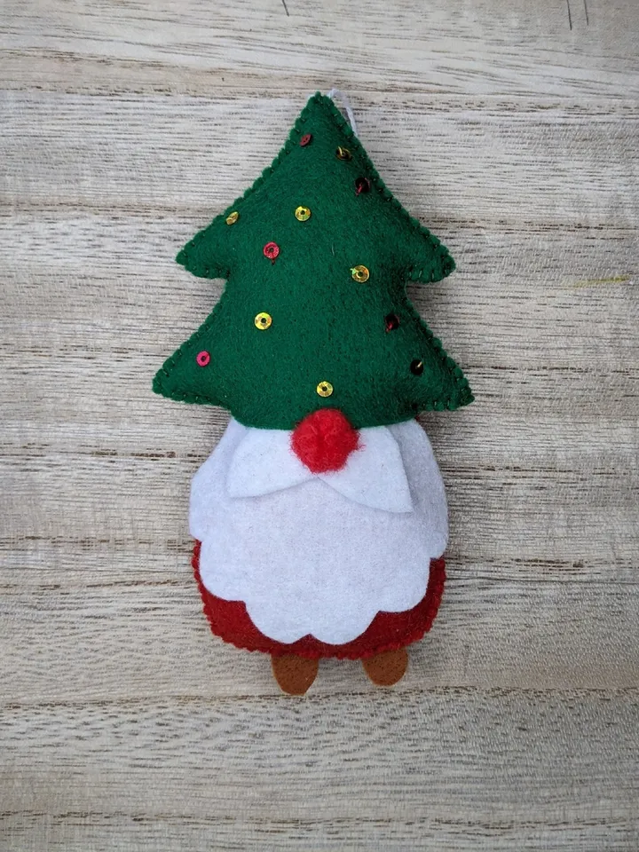 Holiday Gnomes, Felt Christmas Tree Decorations, Scandinavian Gnome, Christmas Gnomes, Swedish Gnome, Set 3 toy