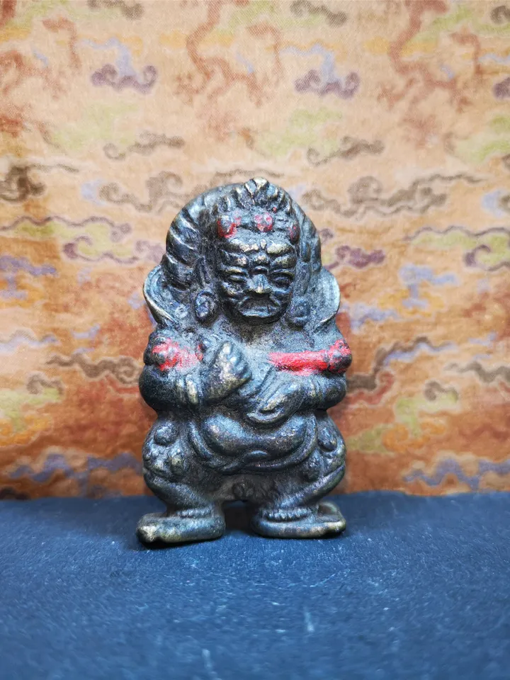 Gandhanra Handmade Tibetan Buddhist Statue,Panjaranata Mahakala,40 Years Old