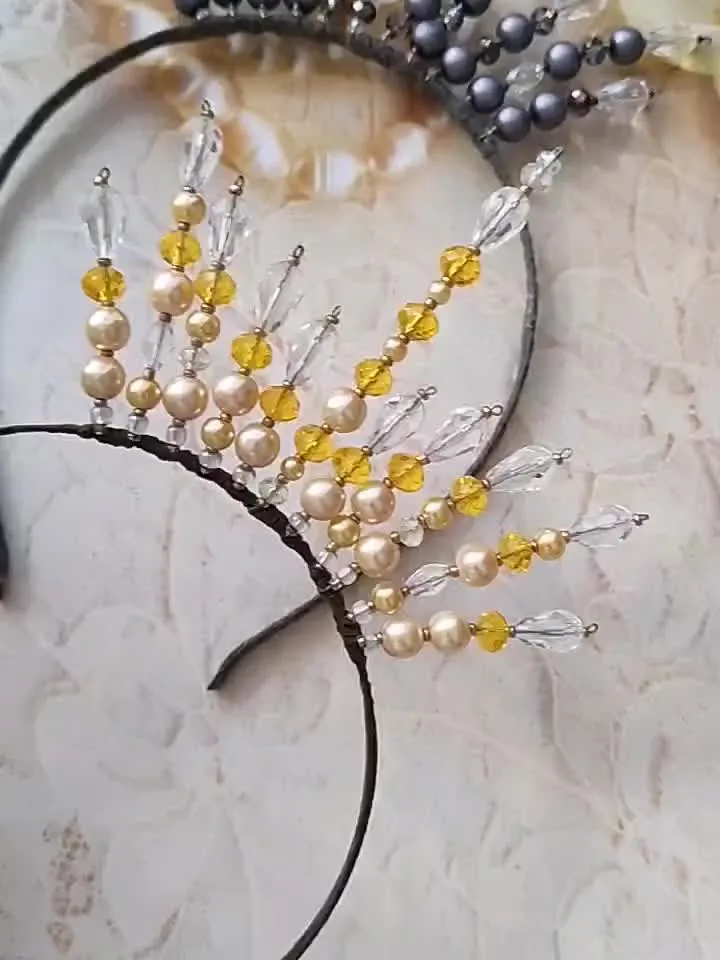 Crystal Crown, yellow,transparent tiara,rays of sparkling sun,tiara for wedding,wedding tiara for bride,wedding headband,rhinestone headband