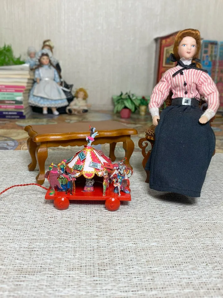 Tutorial. Puppet circus. 1:12.Dollhouse miniature.