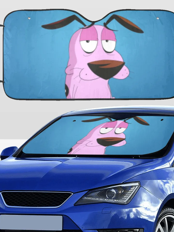 Courage The Cowardly Dog Car SunShade