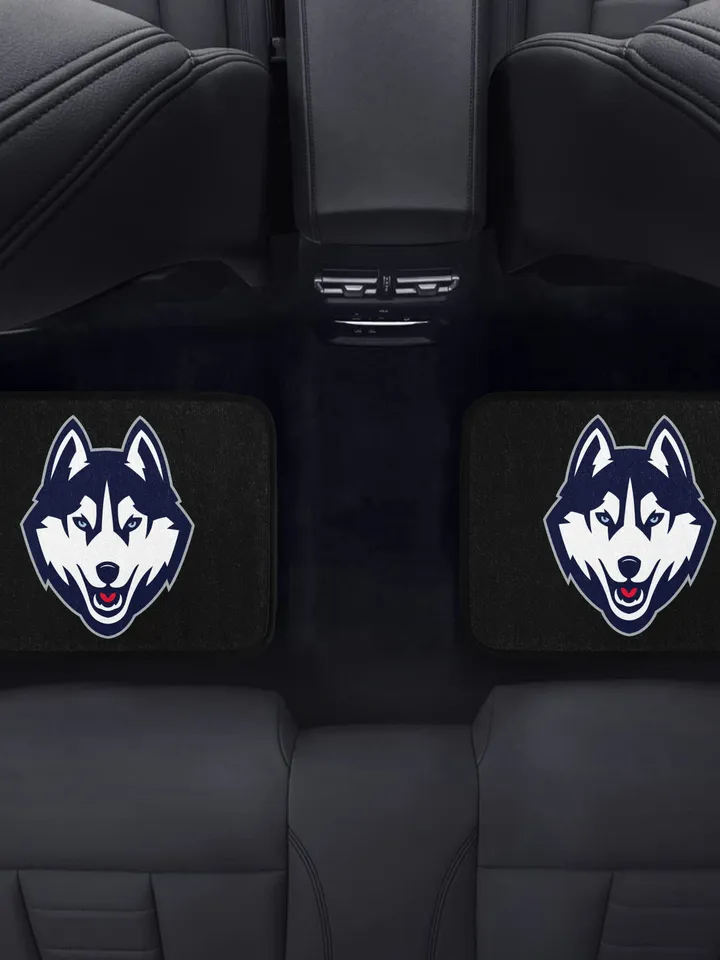 UConn Huskies Back Car Floor Mats Set of 2