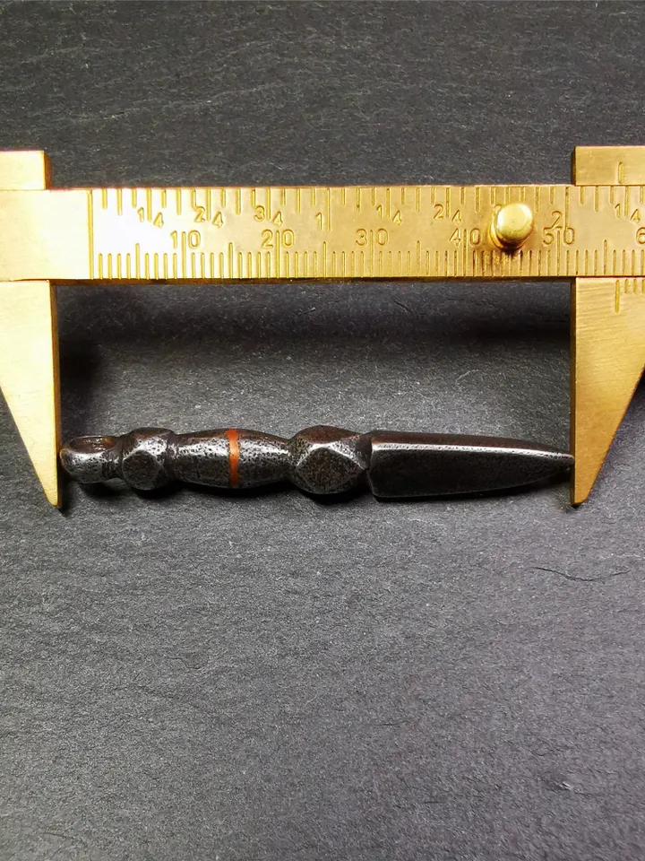 Gandhanra Handmade Tibetan Amulet ,Kila(Dorje Phurba) , Trantic Buddhism Ritual Implement Pendant,Made of Cold Iron,2.2"