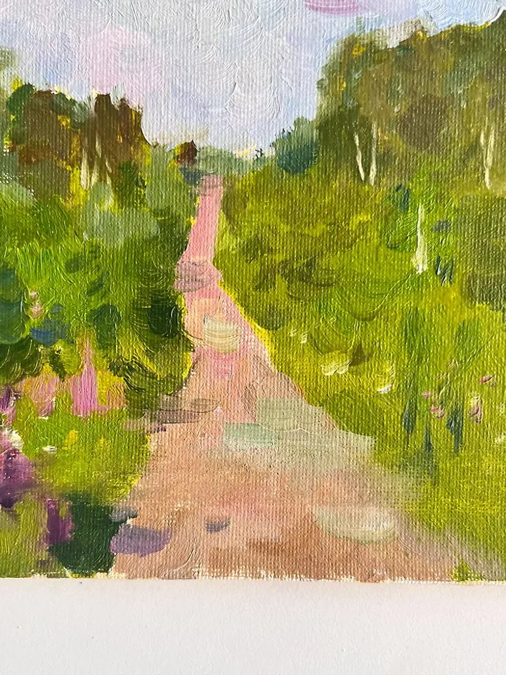 Tree Painting Original Art Realism Art Impasto Oil