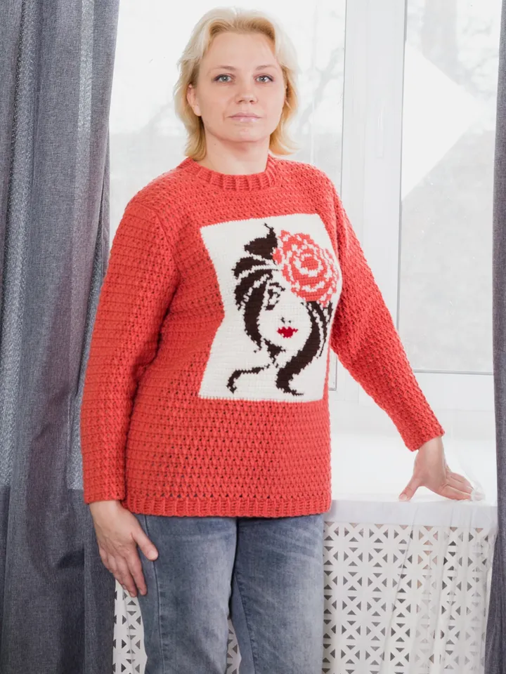 Women's Sweater The Picture Crochet Pattern