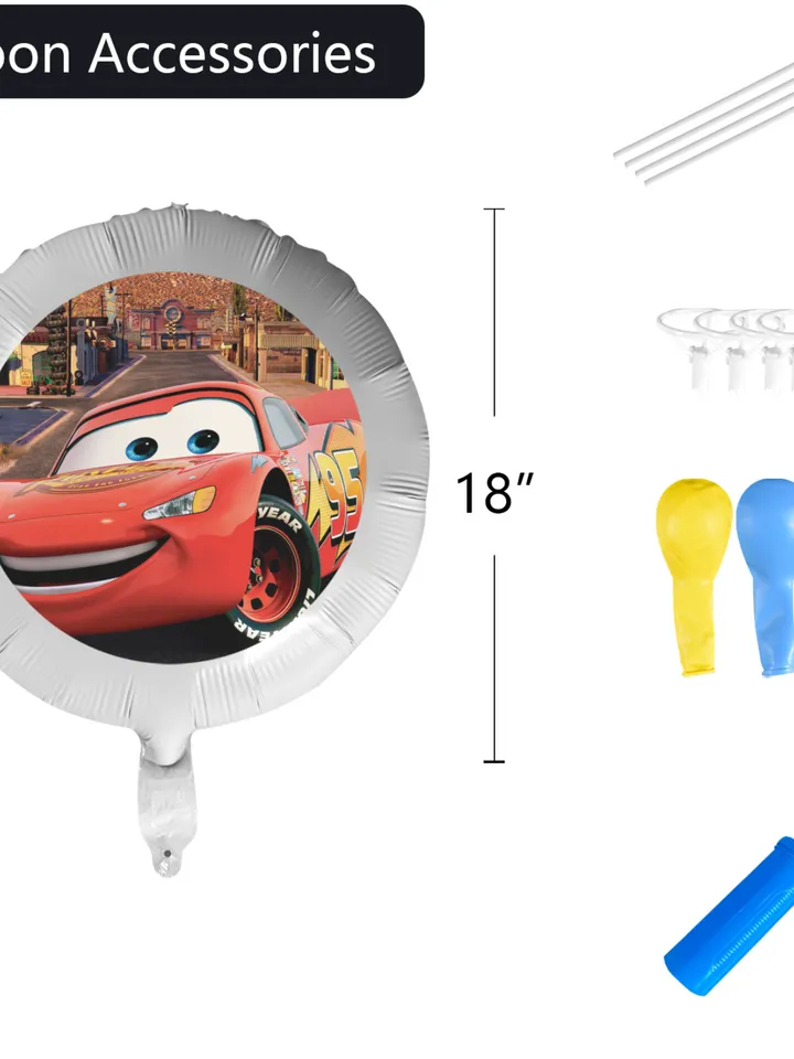 Lightning McQueen Cars Foil Balloon