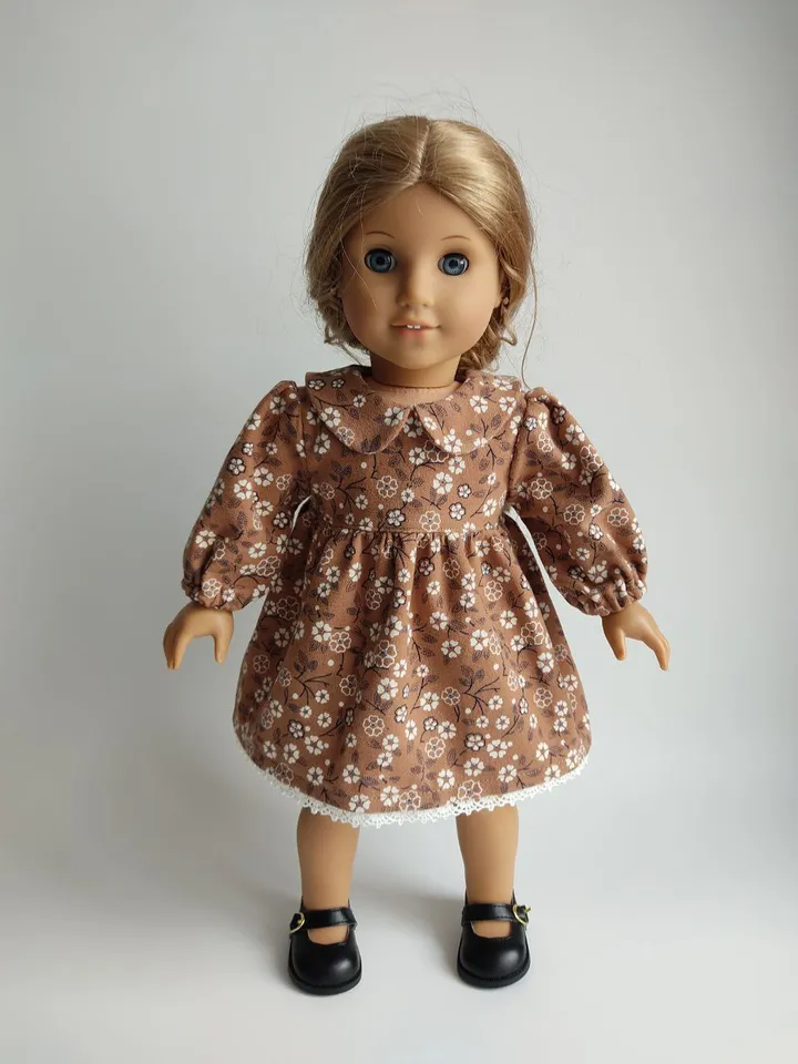 PDF sewing pattern for American Girl dolls.