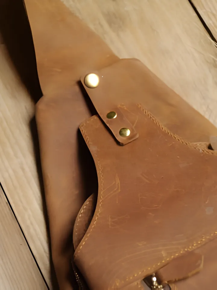 Leather Pattern Body Bag, PDF File DIY
