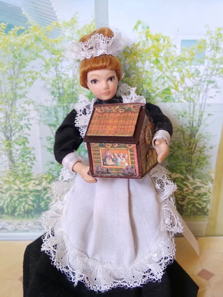 Doll lodge. A toy for a doll.1:12 scale.