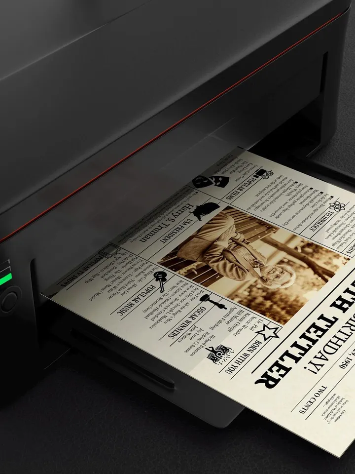 Personalized 75th Birthday Newspaper Poster, Birthday Sign, 75 Years Ago Back in 1950, 75th Birthday Gift, 75th Birthday Decorations