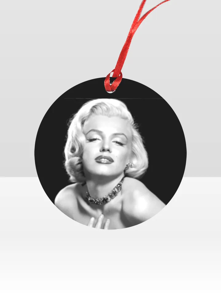 Marilyn Monroe Christmas Ornament