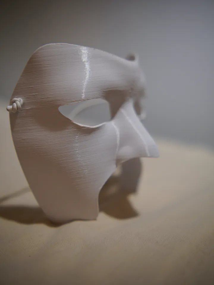 The Phantom of the Opera mask Bauta Venetian mask