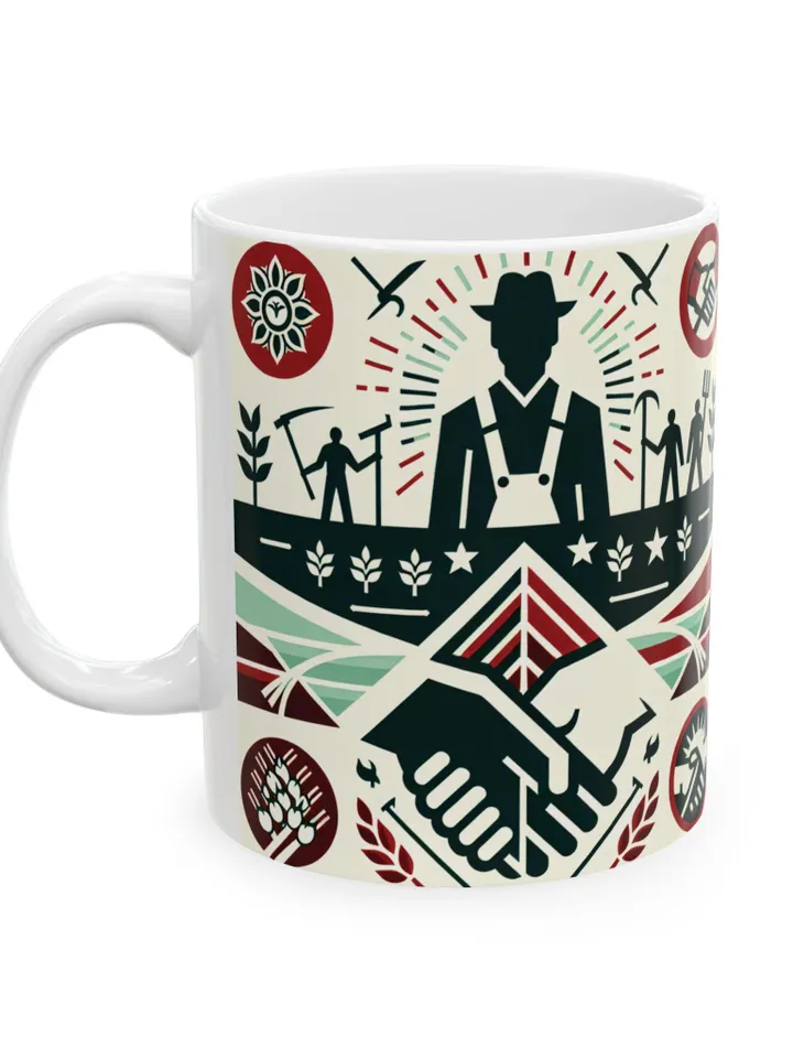 Ceramic Mug, Sí Se Puede Coffee Cup, Worker Solidarity Gift, Social Justice Mug, Farm Workers Unite Cup, César Chávez Day Gift, 11oz &
