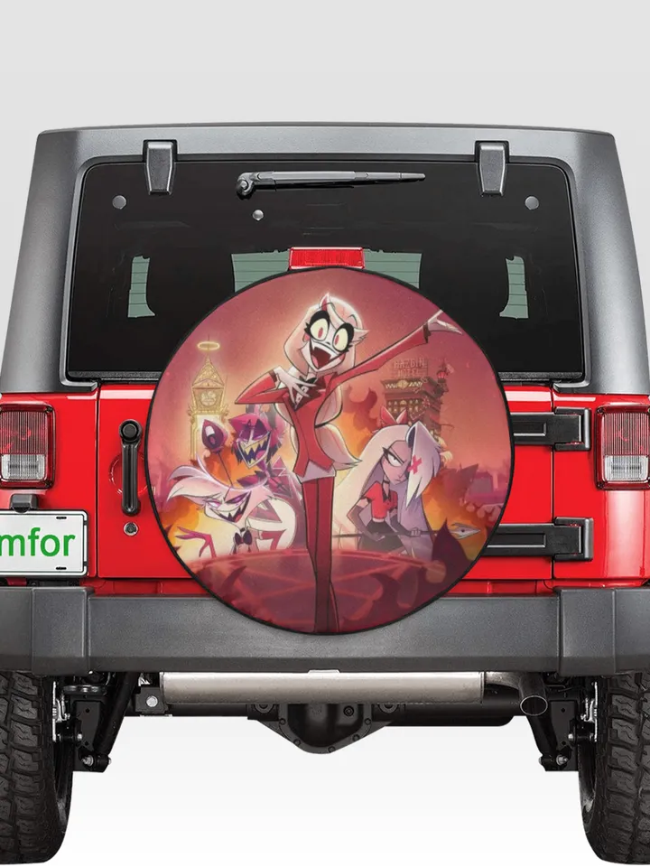 Hazbin Hotel Tire Cover