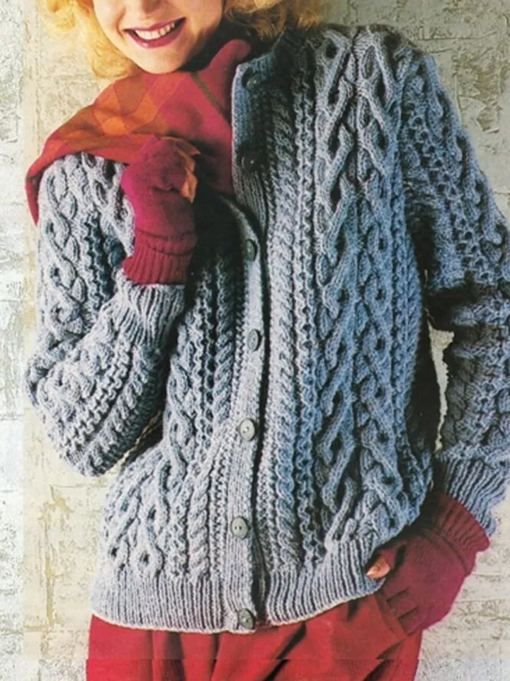 Knitting cardigan pattern , aran Cardigan pattern, knit cardigan, knitted cardigan , women cardigan patterns PDF