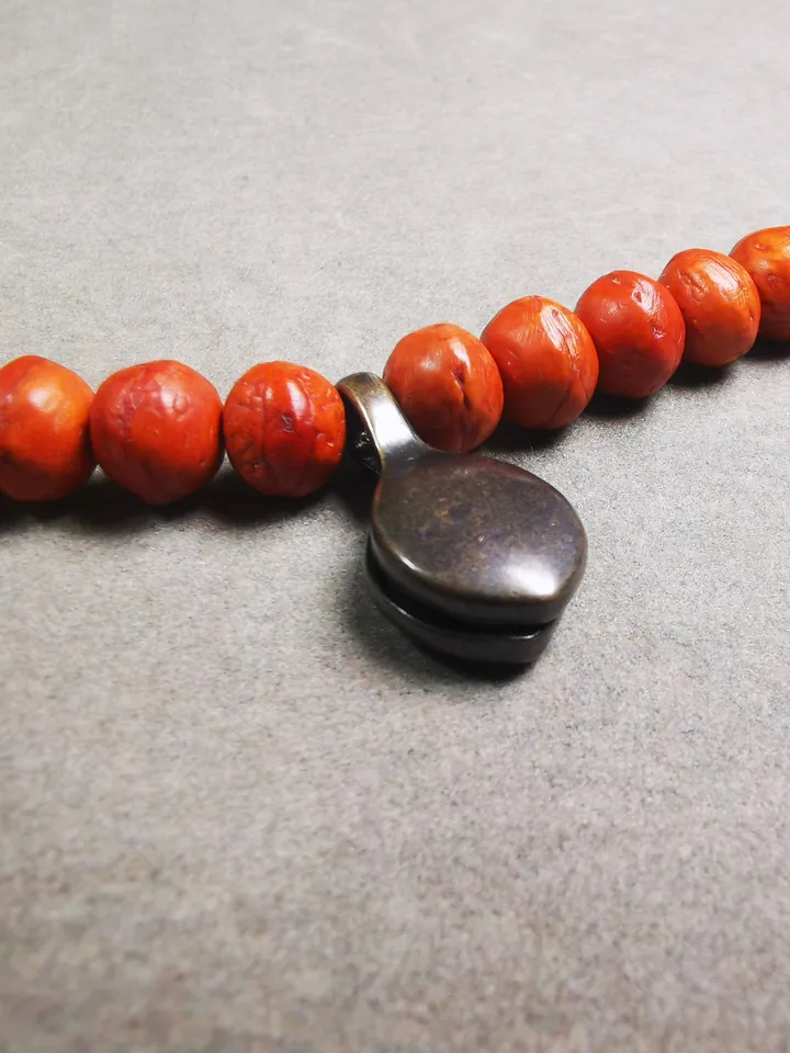 Gandhanra Handmade Tibetan Buddhist Mala Counter Clip,Bum Counter Clip for Prayer Beads,Mala Accessories