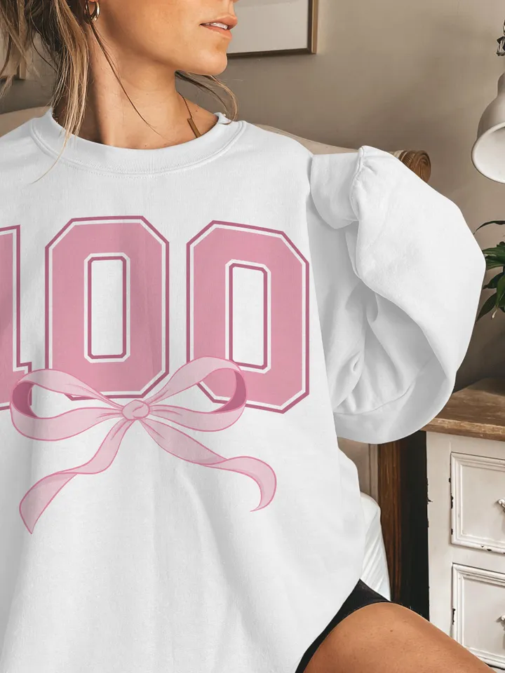 100 Days of School Coquette Bow Svg Coquette Teacher Bow Png, 100 days shirt design, School Teacher Png, Girls 100th Day Cut File for Cricut