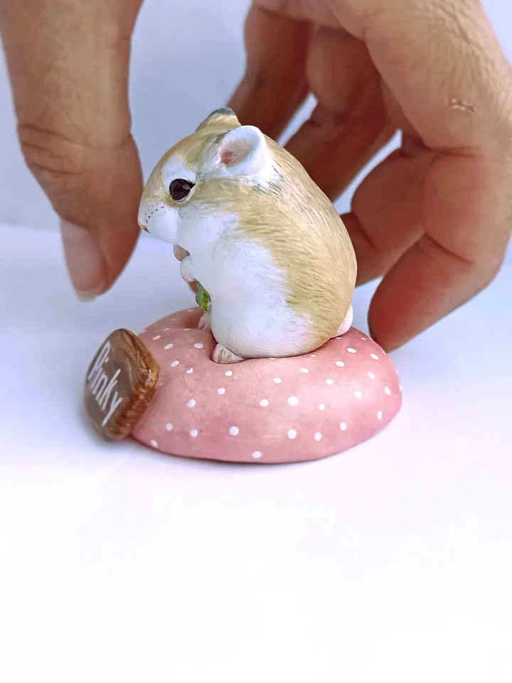 Custom hamster sculpture
