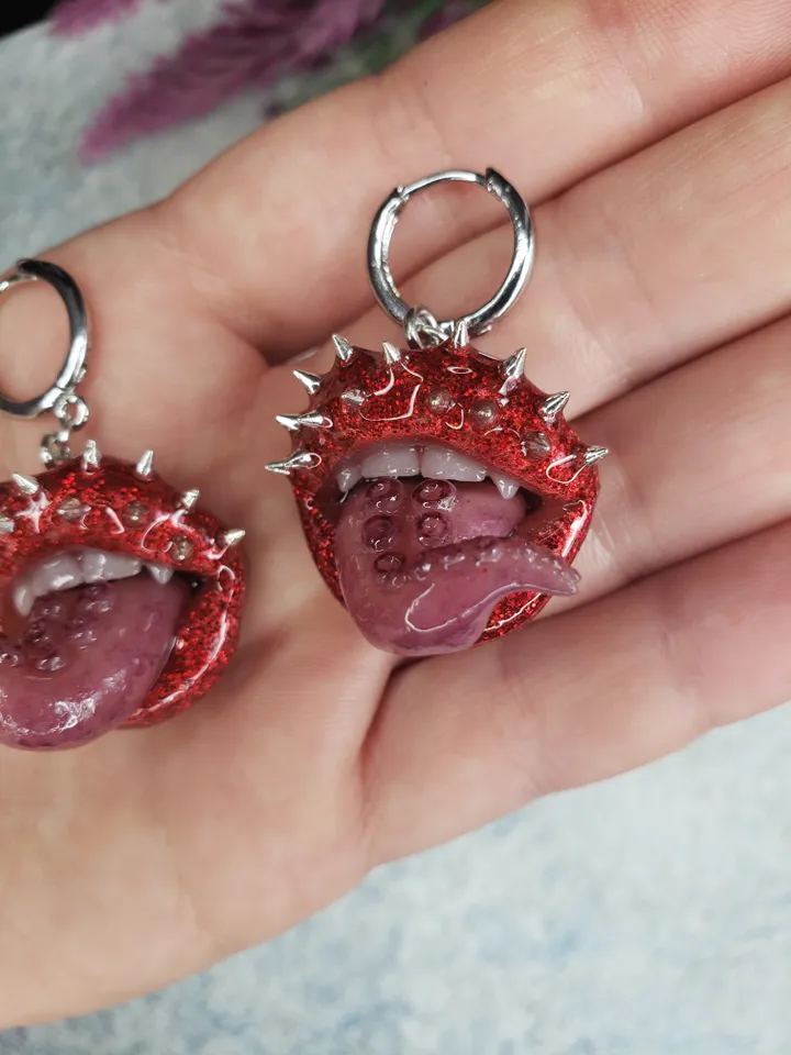 A set of earrings. 50% deposit